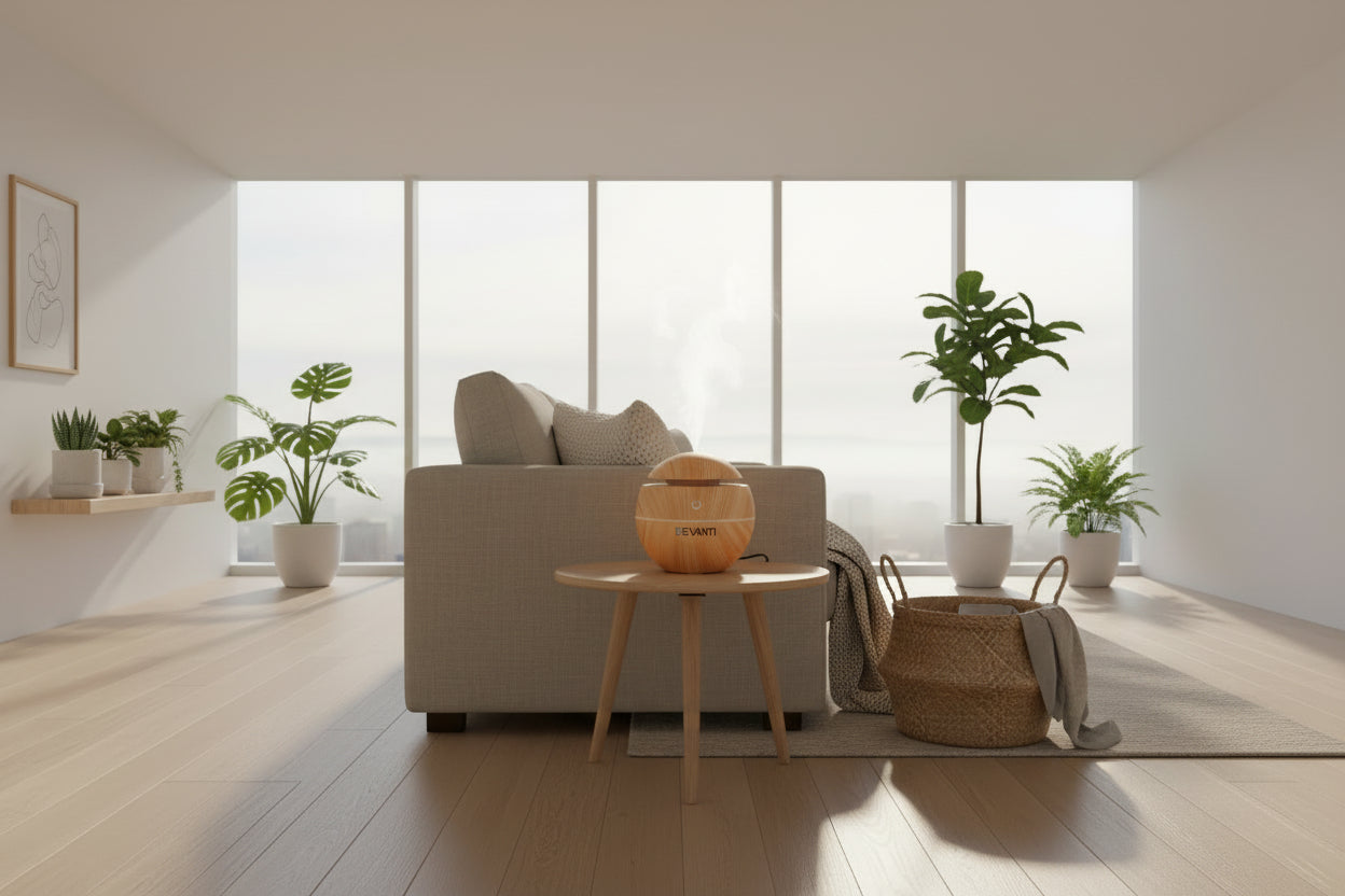 Aroma Diffuser Aromatherapy Light Wood 130Ml