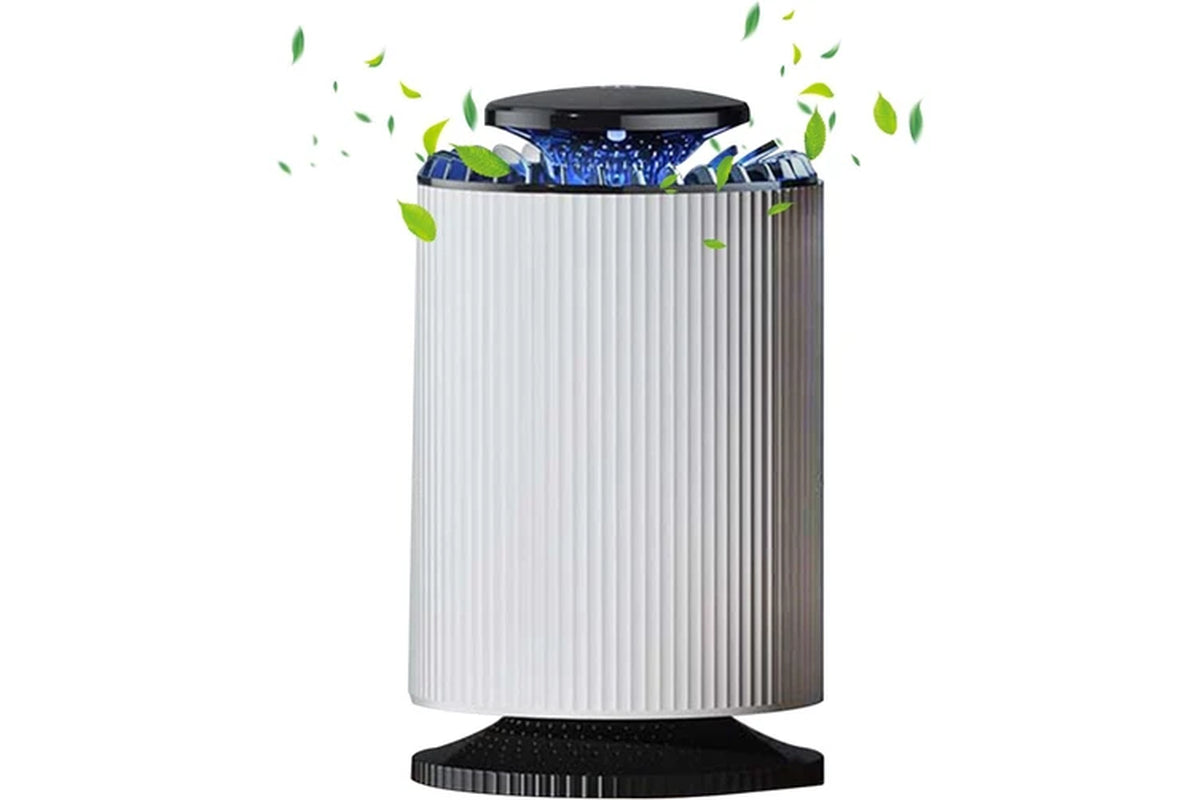 Small Desktop Air Purifier for Smoke Odour (White)