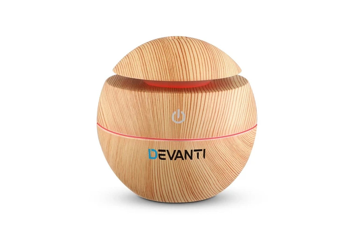 Aroma Diffuser Aromatherapy Light Wood 130Ml