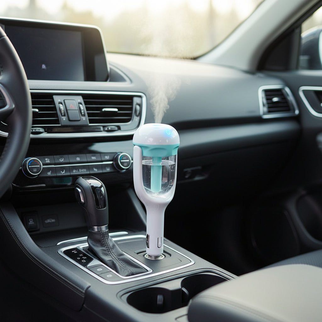 Car Air Freshener Car Space Humidifier Vehicle Purifier Aroma Diffuser Essential Oil Diffuser Aromatherapy Mist Fogger